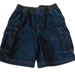 Kids Cargo Blue Jean Shorts 3T NEW